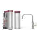 Quooker Flex Square | Reservoirs PRO3 | CUBE | verchromt glänzend | sofort-Kochend-Wasserhahn